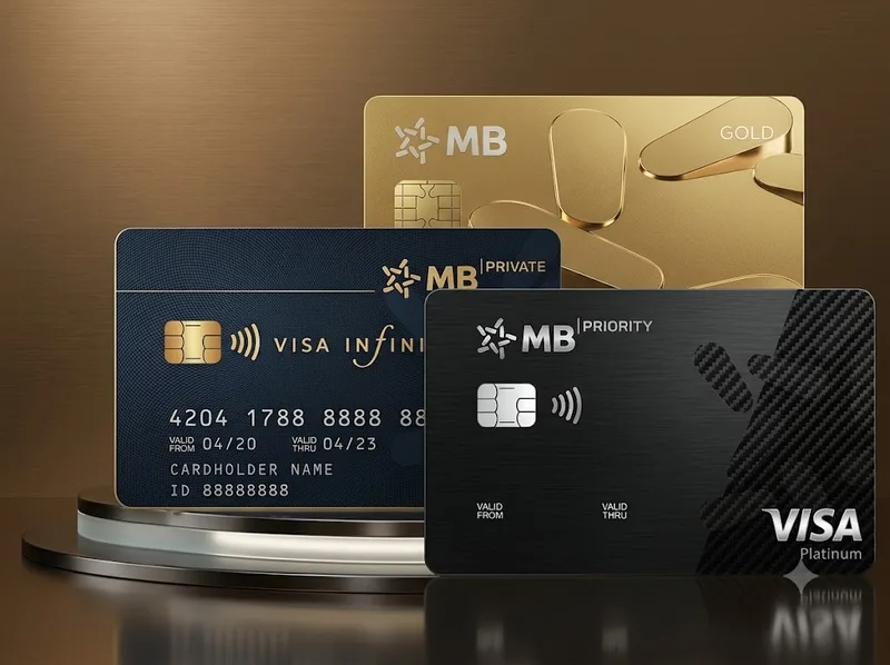 MB Bank cung cấp dịch vụ tài khoản, thẻ, tiết kiệm và tín dụng