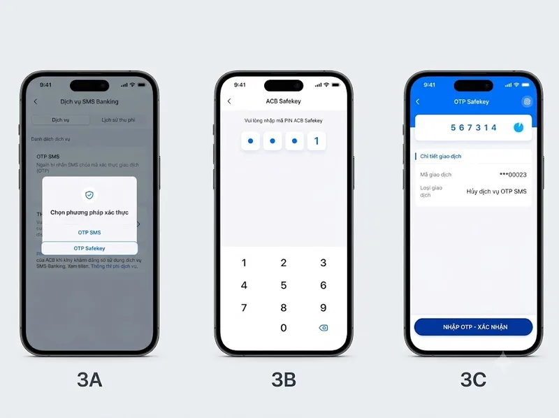 Bảo mật tài khoản ACB bằng cách không chia sẻ mã OTP