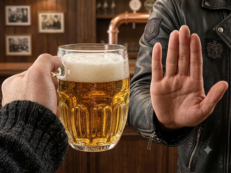 Rượu bia và chế độ ăn thiếu cân đối có thể ảnh hưởng quá trình hồi phục